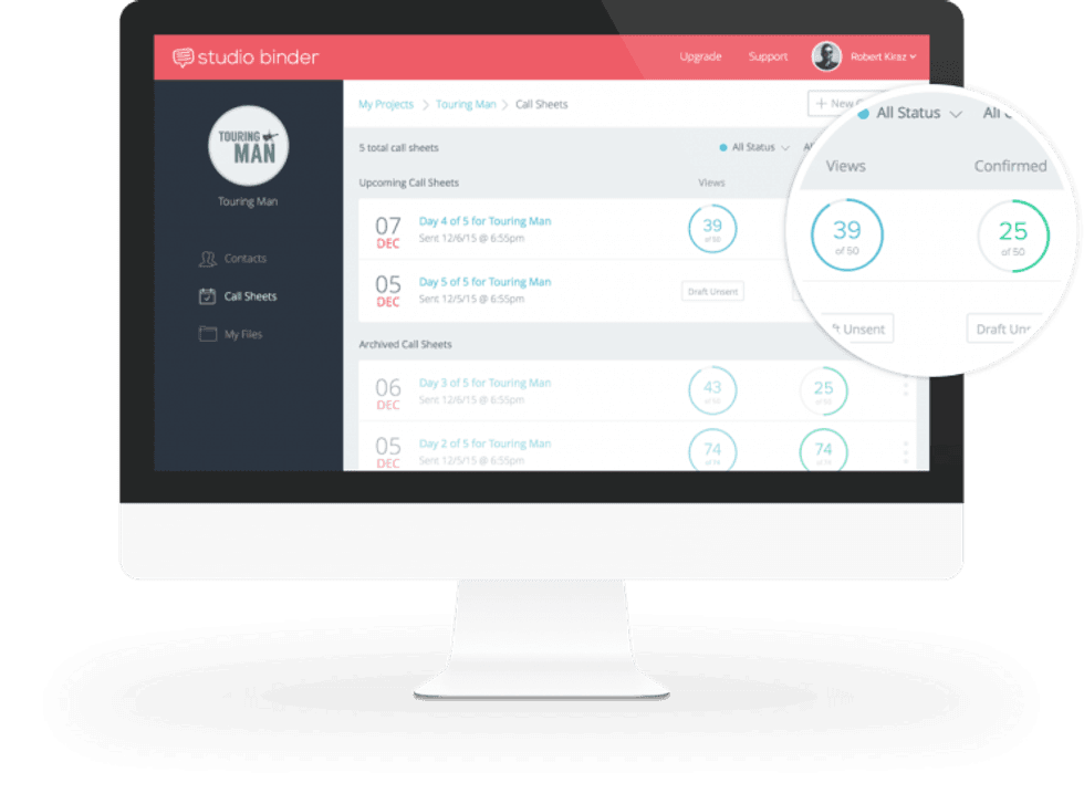 StudioBinder Tracks Who Reads Your Call Sheets