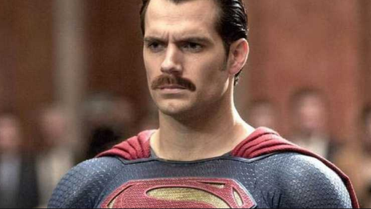 superman mustache