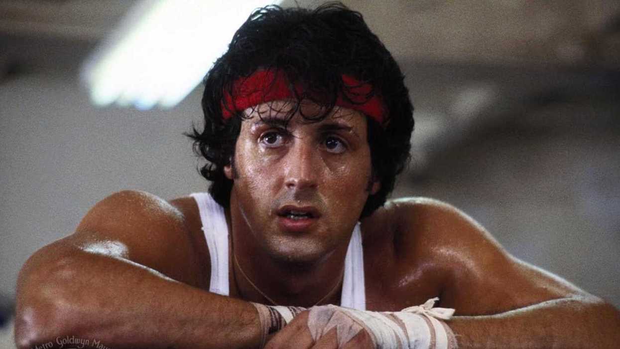 Sylvester Stallone in a still from Rocky II (1979)