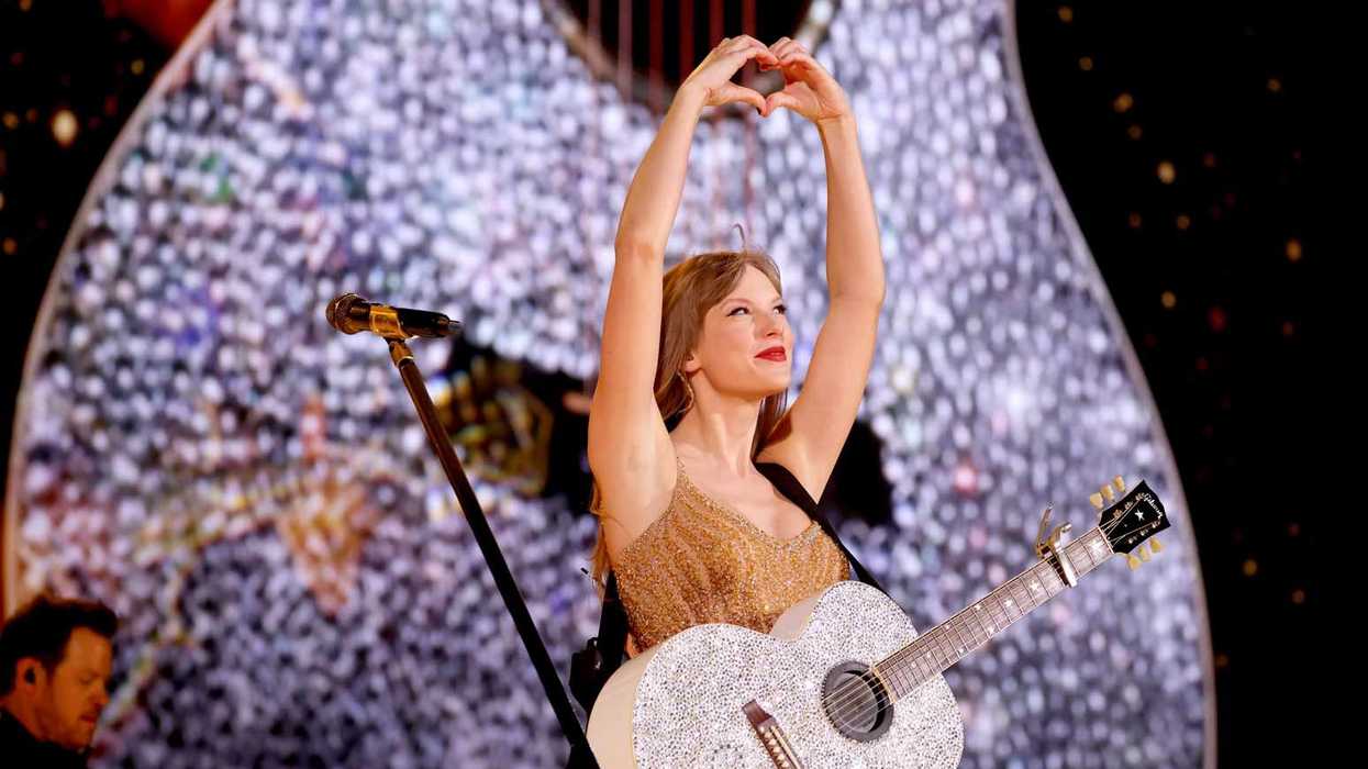 Taylor Swift performs onstage during the "Eras Tour" at State Farm Stadium on March 18, 2023 in Glendale, Ariz.