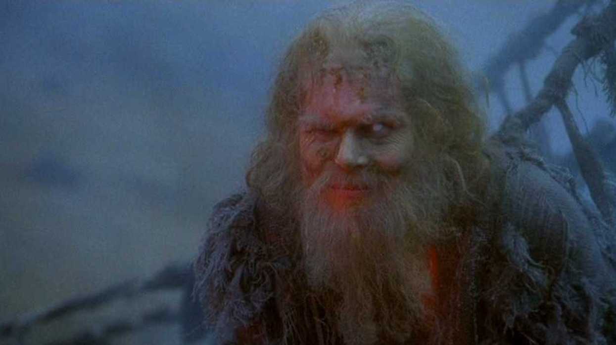 Terry Gilliam in a still from ‘Monty Python and the Holy Grail’ (1975)