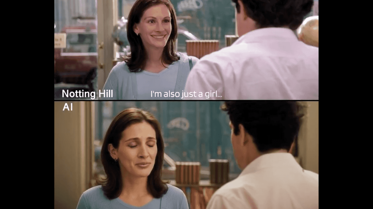 The AI Recreation of 'Notting Hill' Proves Computers Are Bad Actors