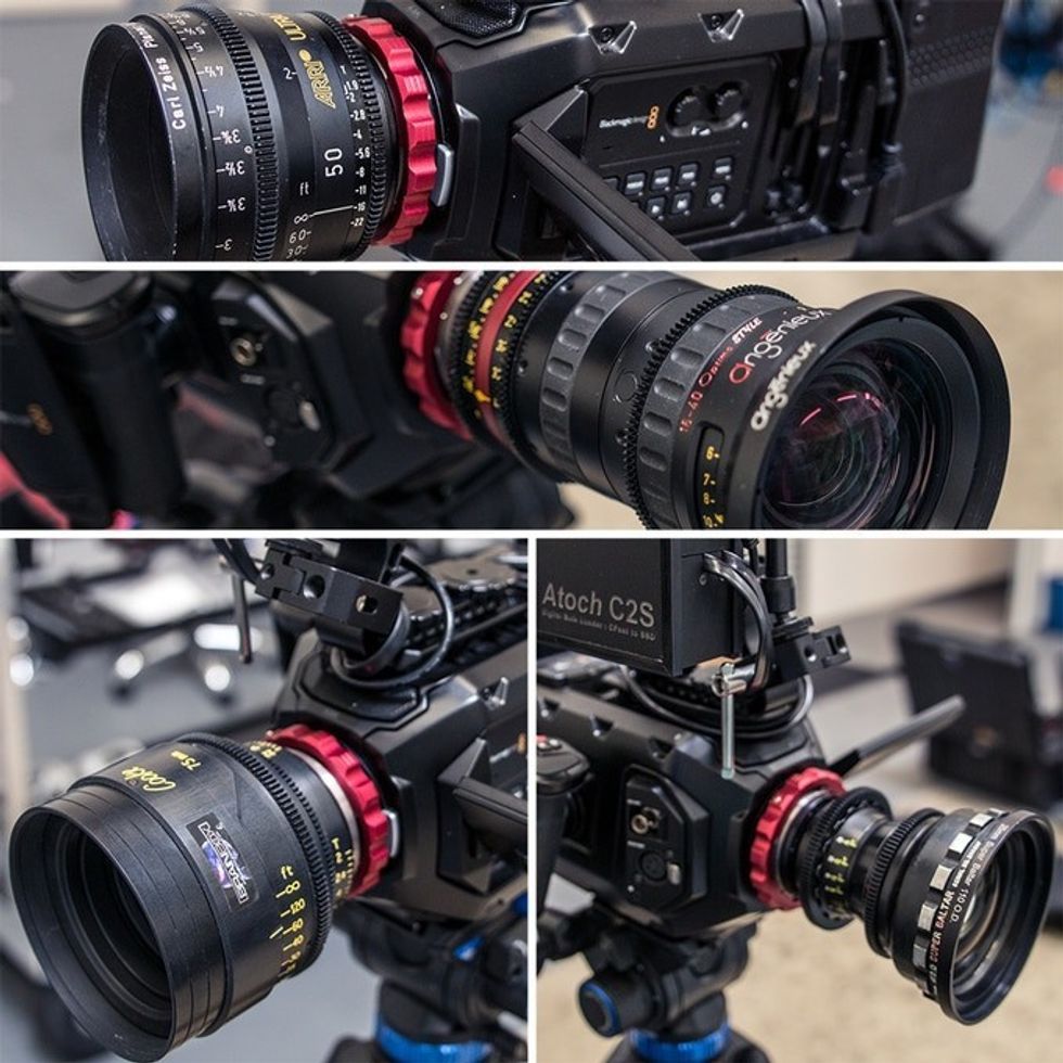 The Bezamod works with a wide range of PL mount lenses