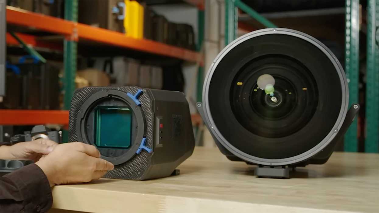 The Big Sky camera and lens