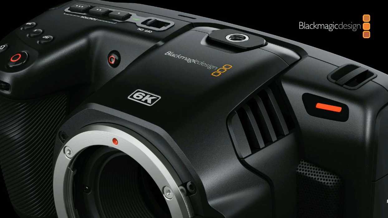 The Blackmagic Pocket Cinema Camera 6K up close and personal