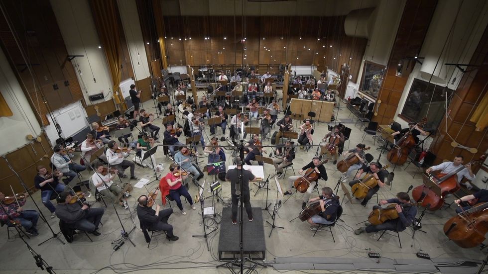 The Budapest Scoring Orchestra recording for 'The Flower of Battle'