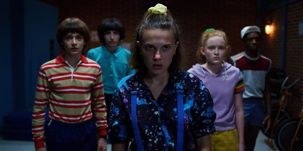 The cast of Stranger Things