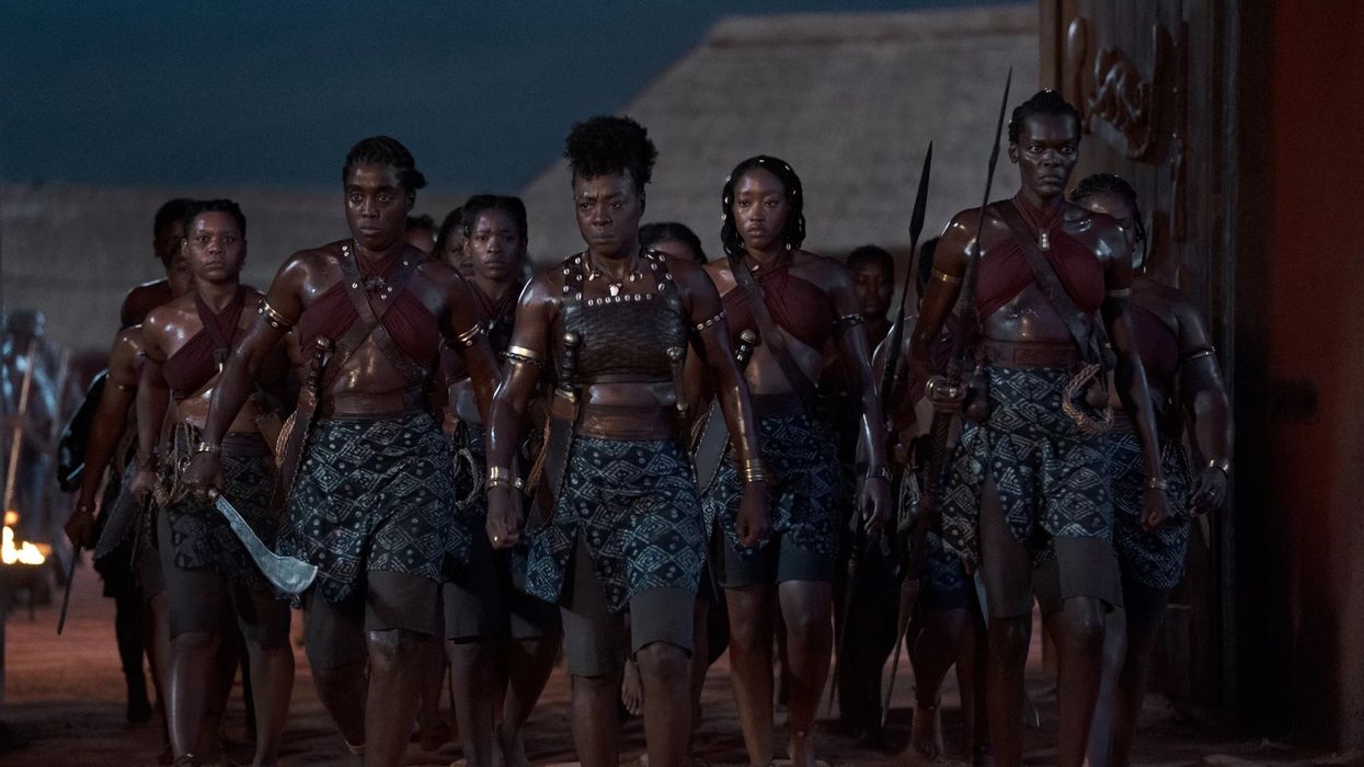 The cast of warriors in 'The Woman King'