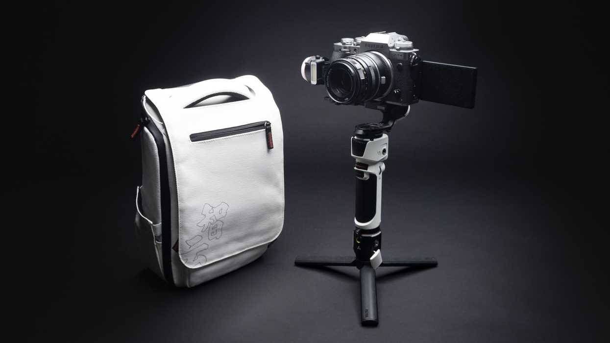 The Crane M3 is a great small gimbal for compact and lightweight filmmaking