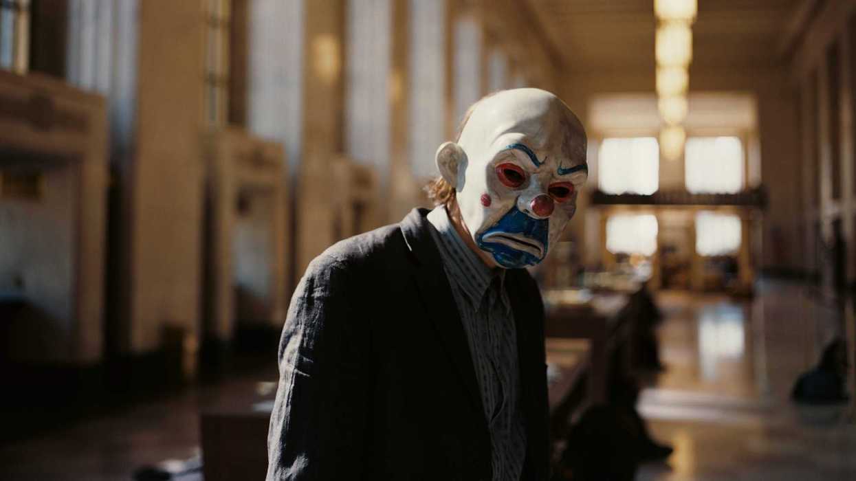 The Dark Knight opening scene