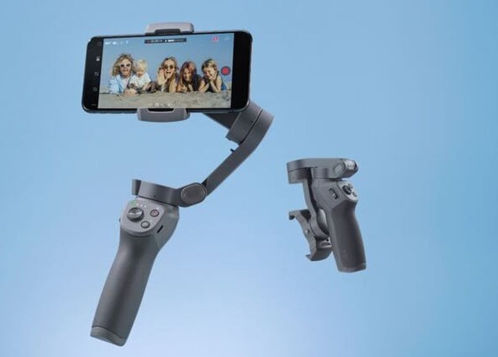 The DJI Osmo Mobile 3 with Folding Gimbal array
