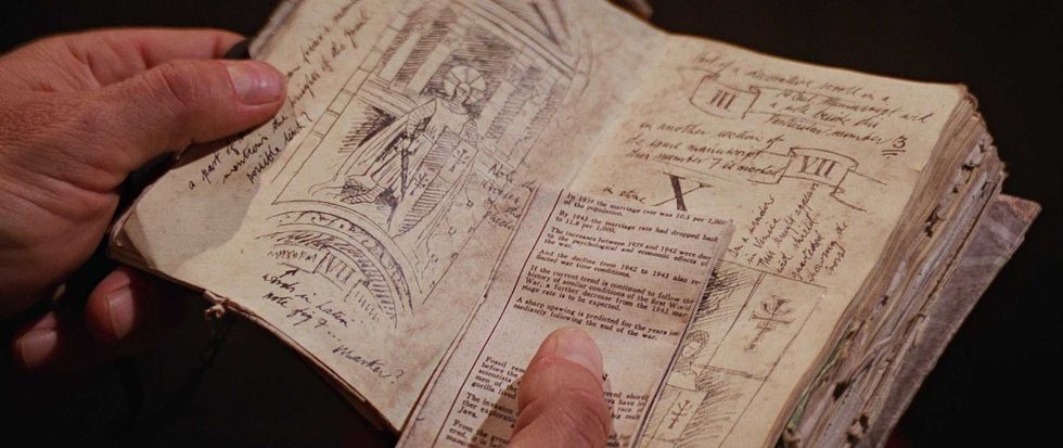 The grail journal in The Last Crusade