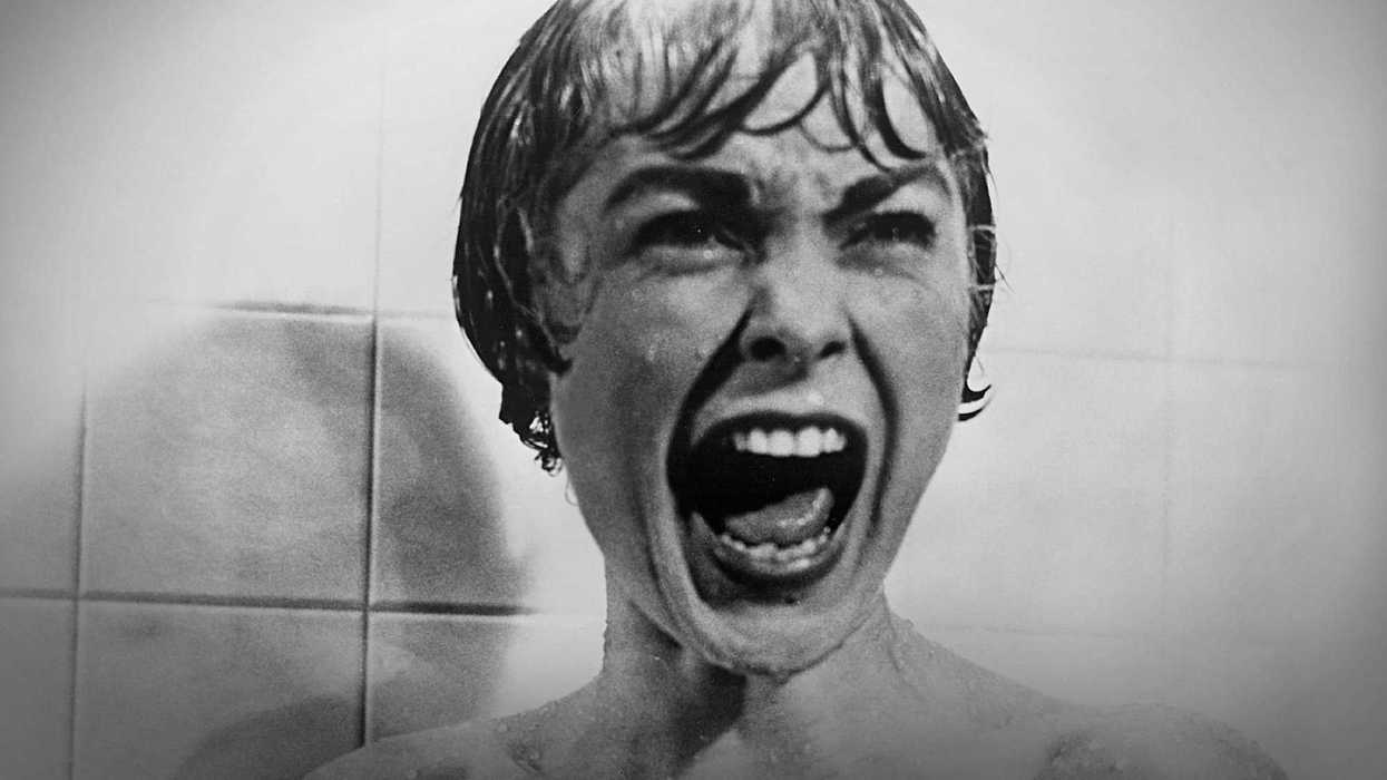 The Iconic shower scene from Psycho (1960)