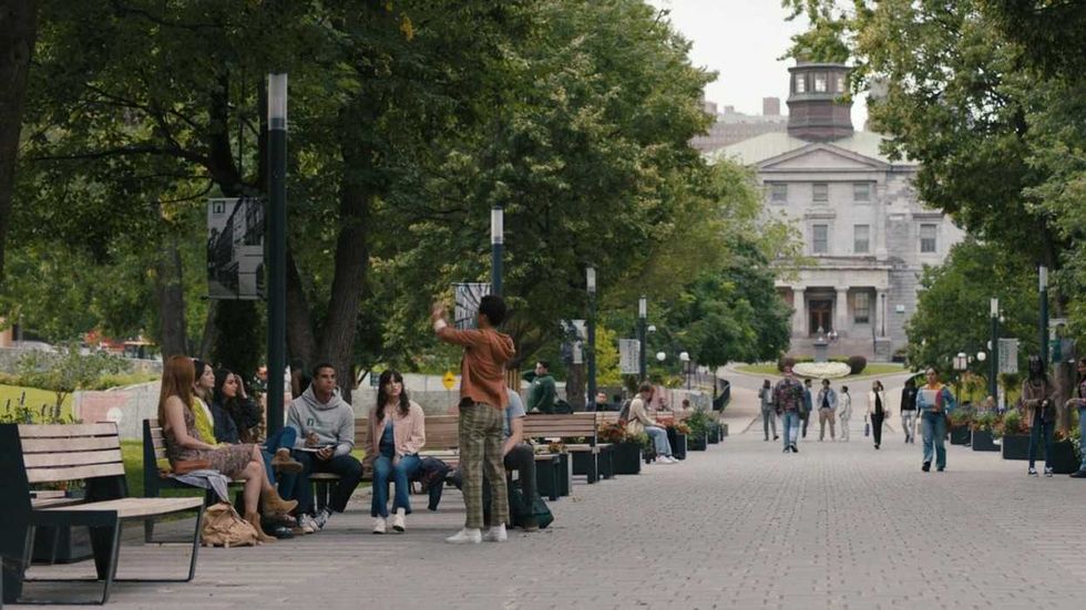The main characters gathered at the Blackmore quad in Scream VI