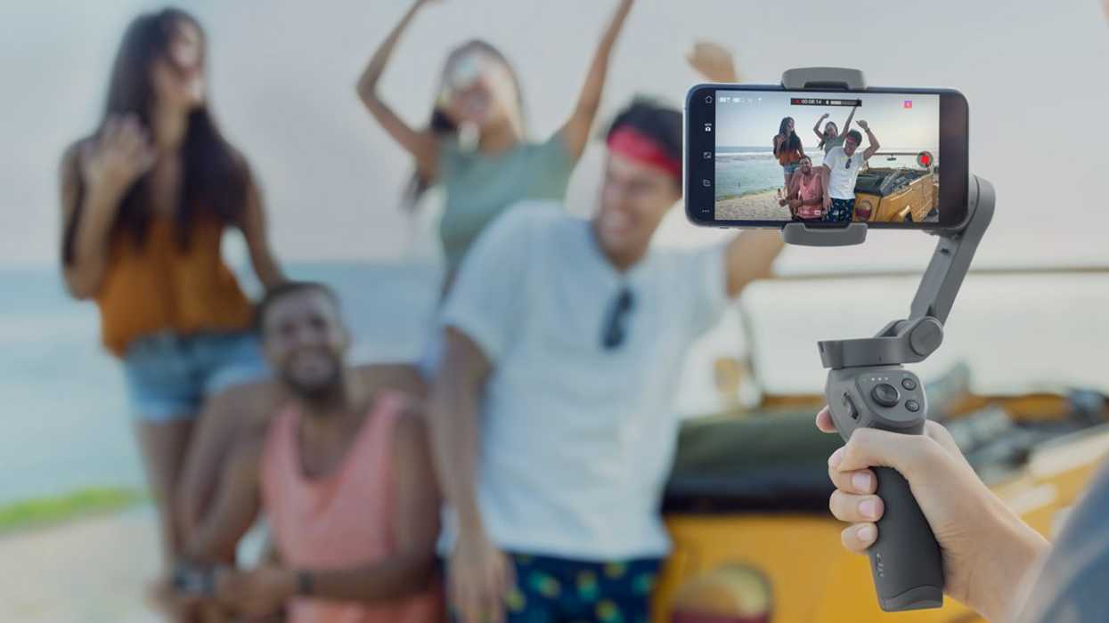 The new DJI Osmo Mobile 3 Folds for compact storage