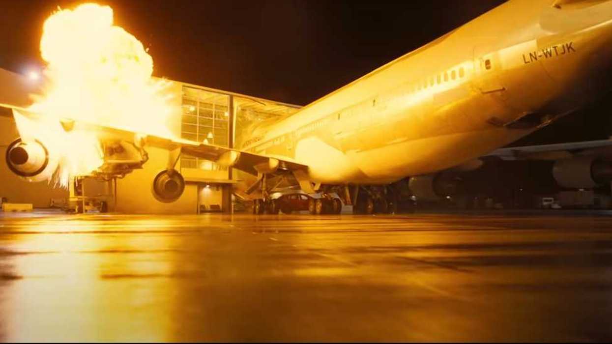 The Plan Crash Scene from Tenet