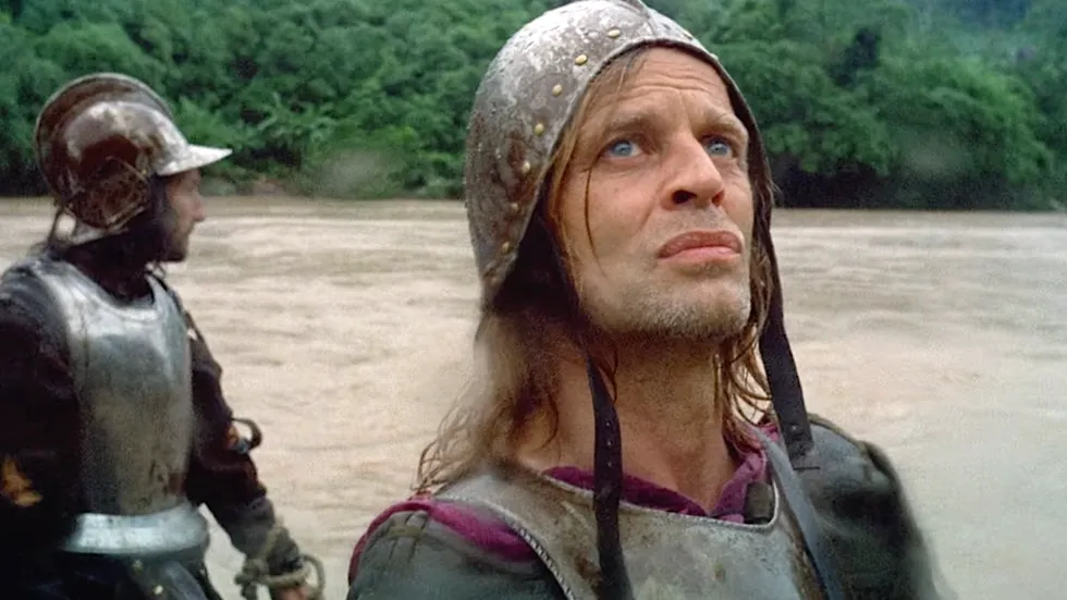 The ruthless Spanish conquistador Don Lope de Aguirre in Aguirre, the Wrath of God (1972)
