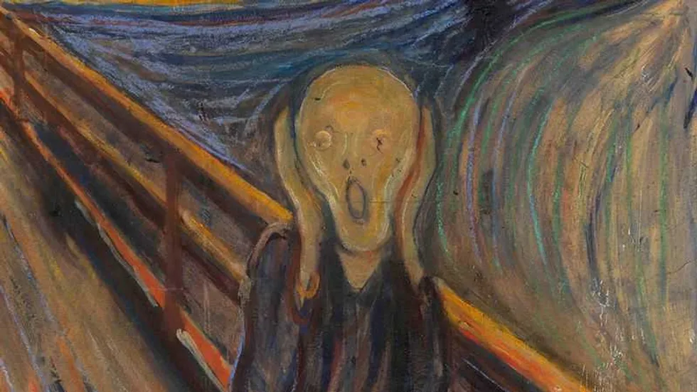The Scream by Edvard Munch (1893)