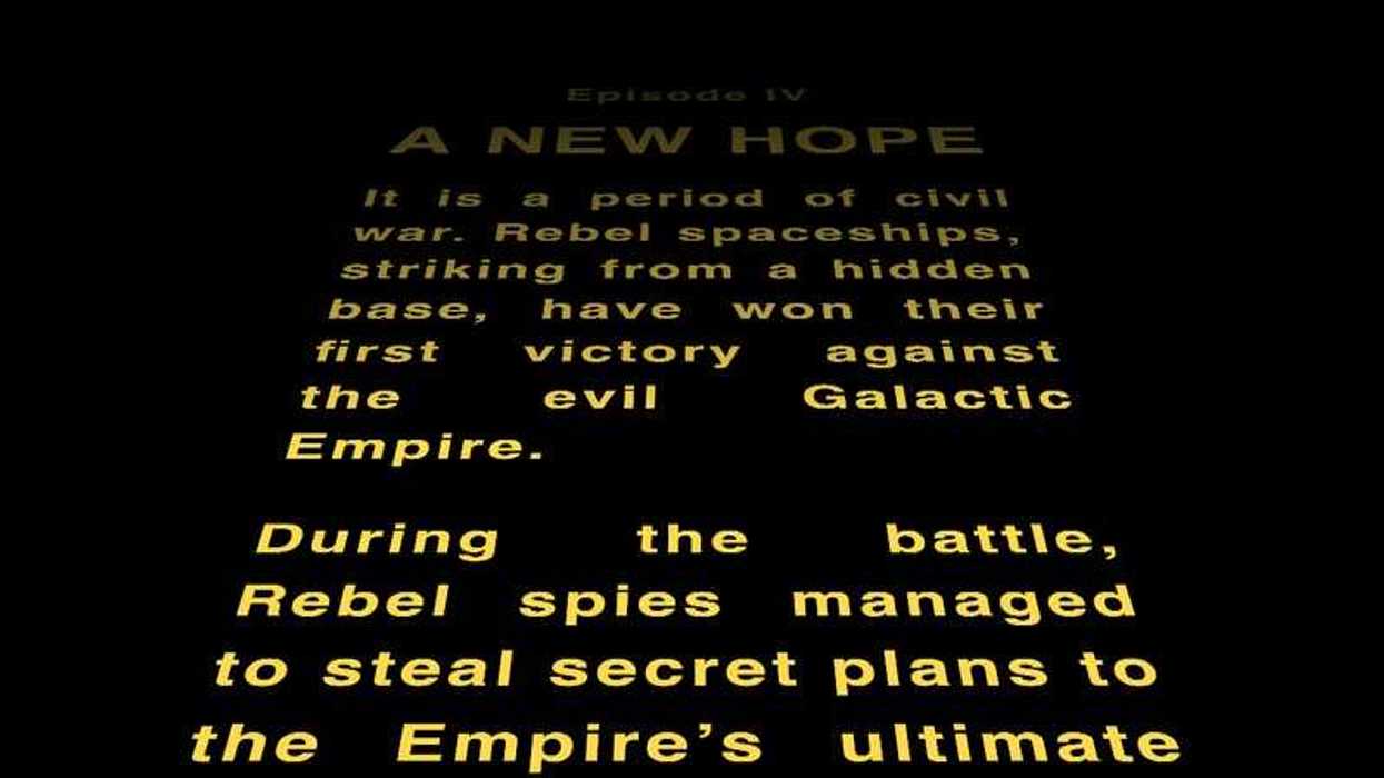 The Story Behind the ‘Star Wars' Crawling Text