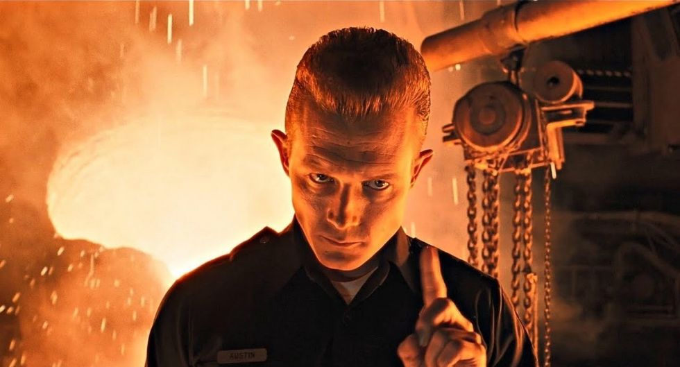 The T1000 in 'T2: Judgement Day'