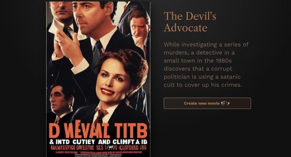 This AI generators suggest movies that do not exist