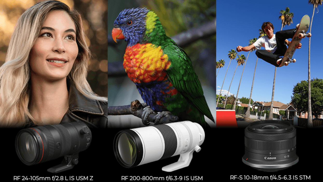 Three new Canon RF Zoom Lenses