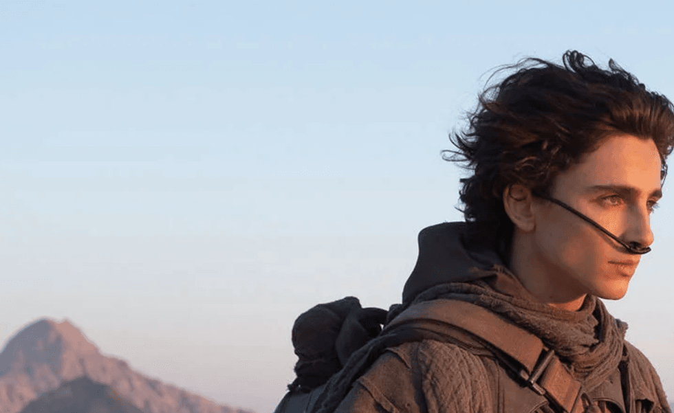 Timothe\u0301e Chalamet in 'Dune'