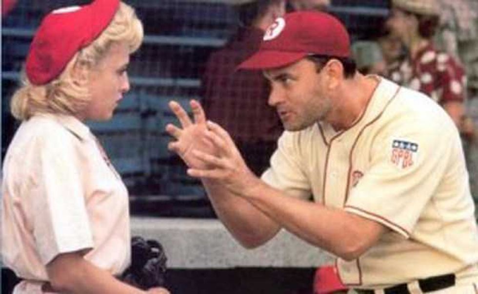 Tom Hanks as Coach Dugan in A League of Their Own (1992)