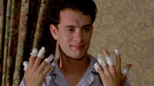Tom Hanks in a scene from the 1986 comedy film The Money Pit