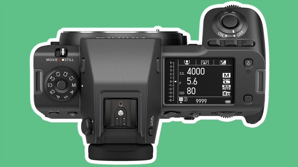Top view of the GFX100 II