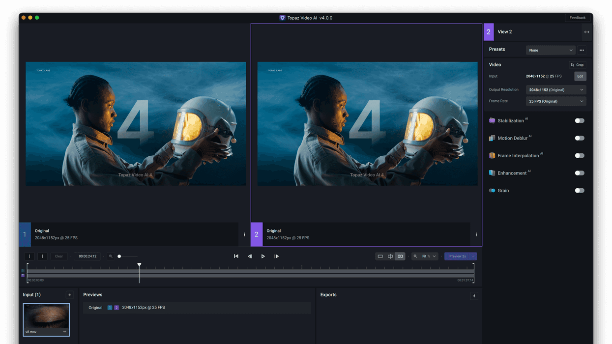 Topaz Video AI 4.0
