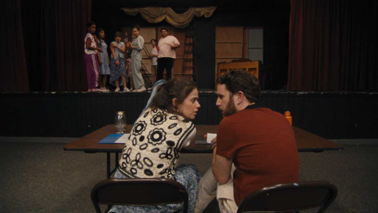 Two theater teachers talking to each other
