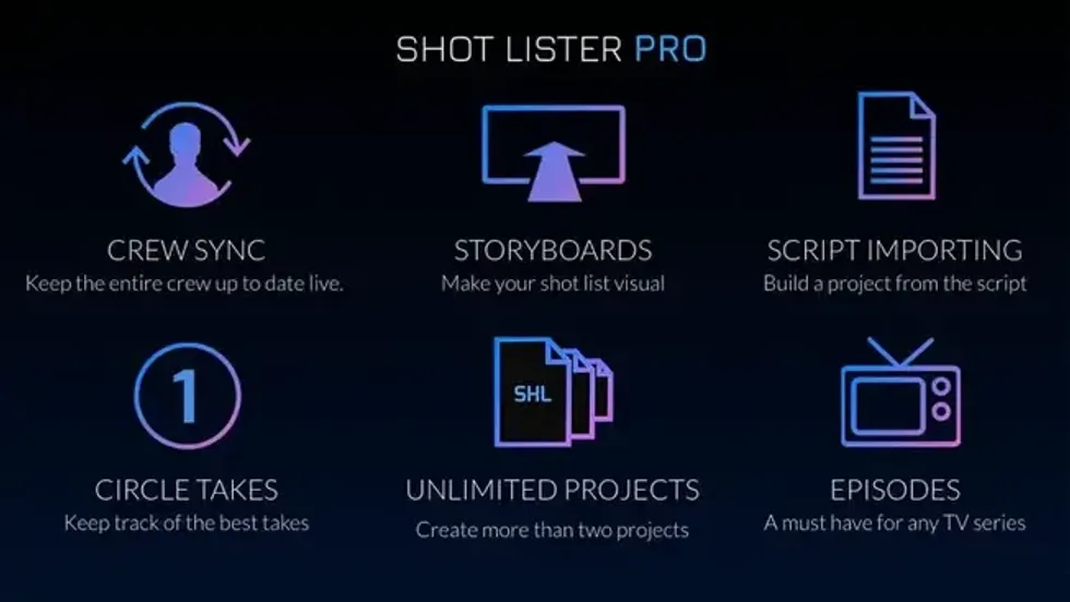 \u200bEverything new coming to Shot Lister 5 Pro