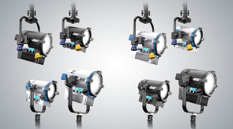 \u200bL5-C Plus and L7-C Plus fixtures come in blue and silver or sleek all-black, with either a manual or PO yoke.