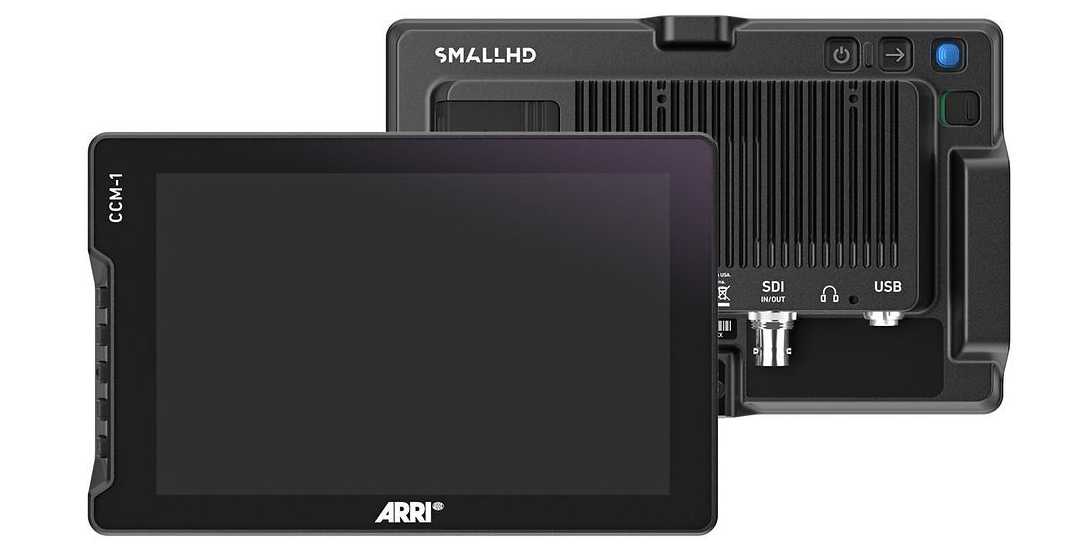 \u200bThe ARRI Camera Control Monitor CCM-1 on a white background