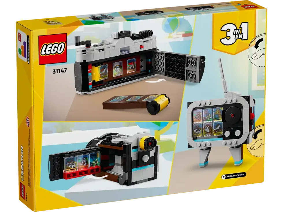 \u200bThe full Retro Camera set from Lego