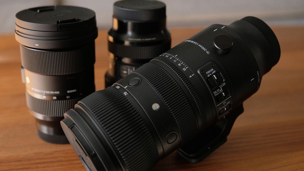 \u200bThe Sigma 14-24mm F2.8 DG DN Art, 24-70mm F2.8 DG DN Art, and the new 70-200mm F2.8 DG DN Sports