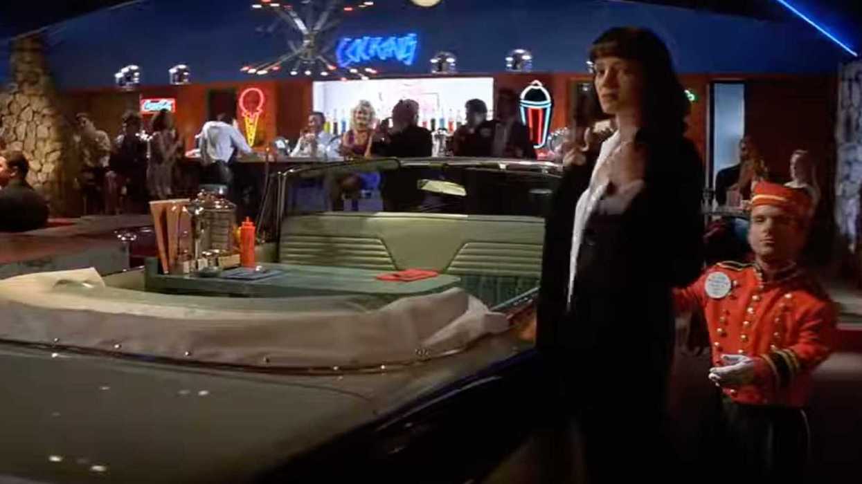 Uma Thurman in a still from ‘Pulp Fiction’ (1994)