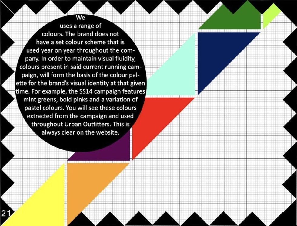 Urban Outfitters Color Palette