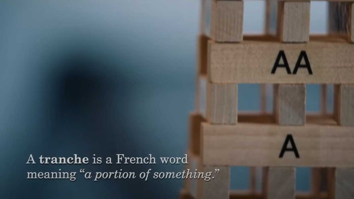 Use of chyron in 'The Big Short' (2015)