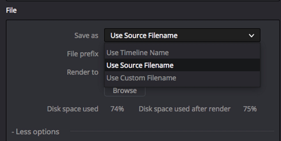 Use Source Filename
