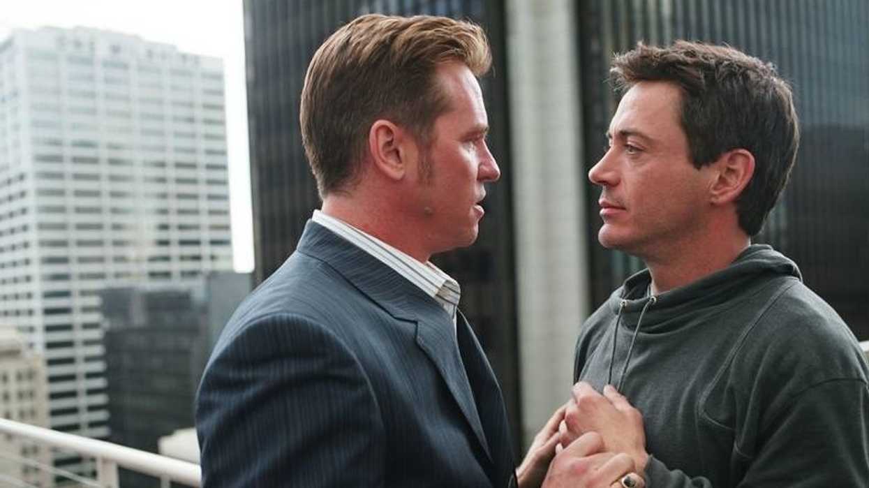 Val Kilmer and Robert Downey Jr in Kiss Kiss Bang Bang