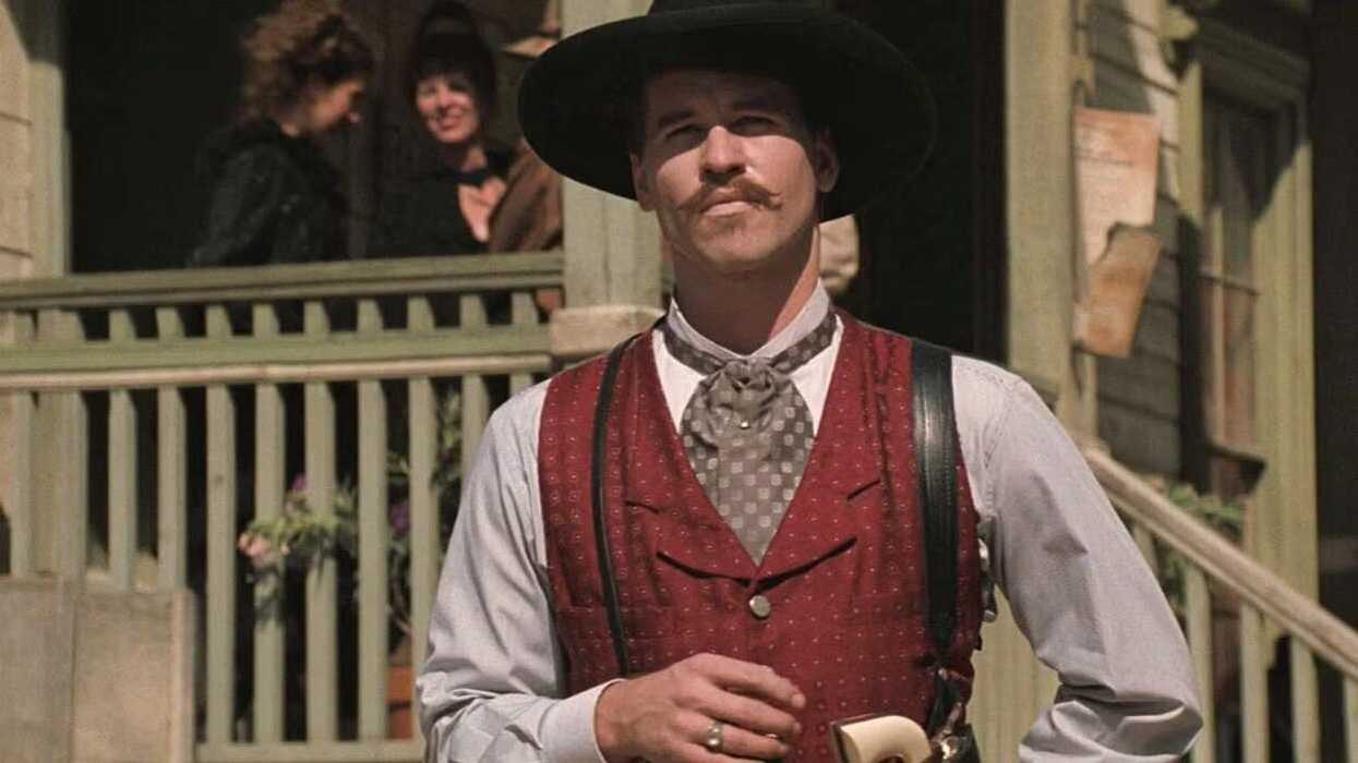 Val Kilmer as Doc Holliday in the 1993 Western classic Tombstone