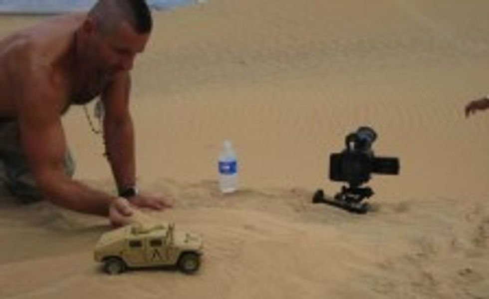 Vashi Forced Perspective Humvee