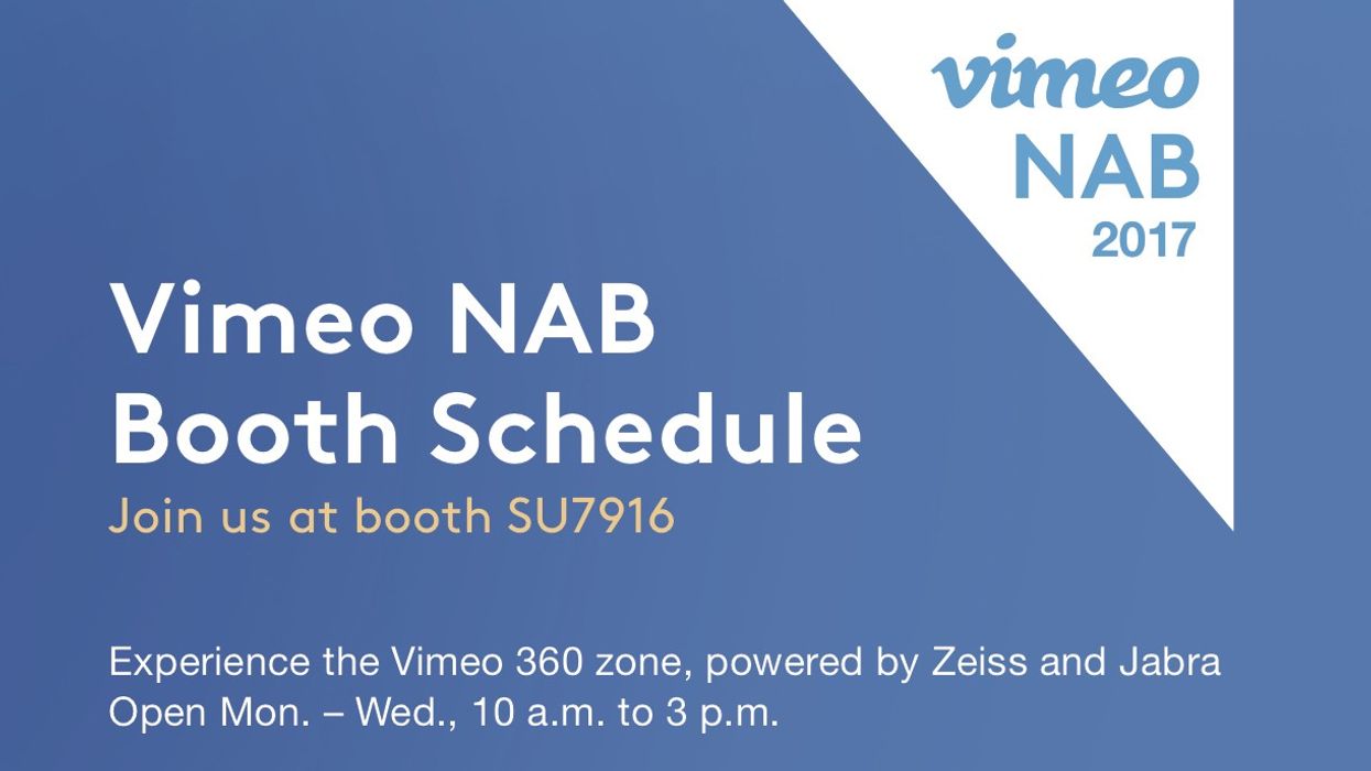 Vimeo NAB 2017 Schedule in 360 Video Education