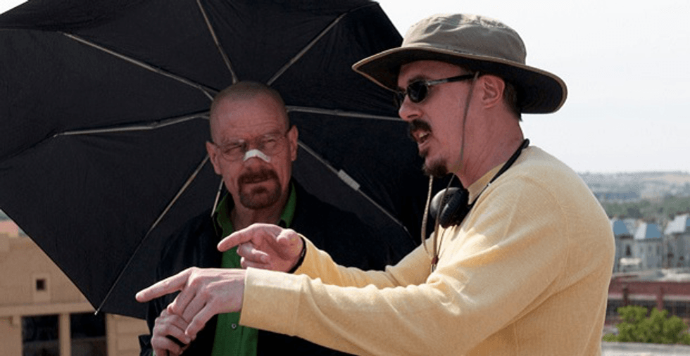 Vince-gilligan-and-bryan-cranston-on-the-set-of-breaking-bad