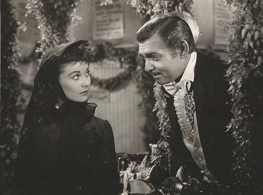 Vivien Leigh and Clark Gable