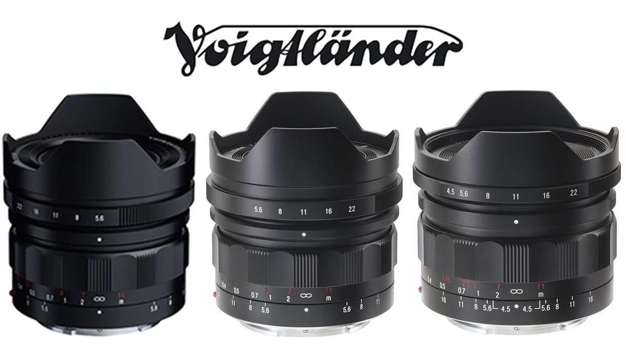 Voigtlander Three Lenses HERO - 10mm 12mm 15mm