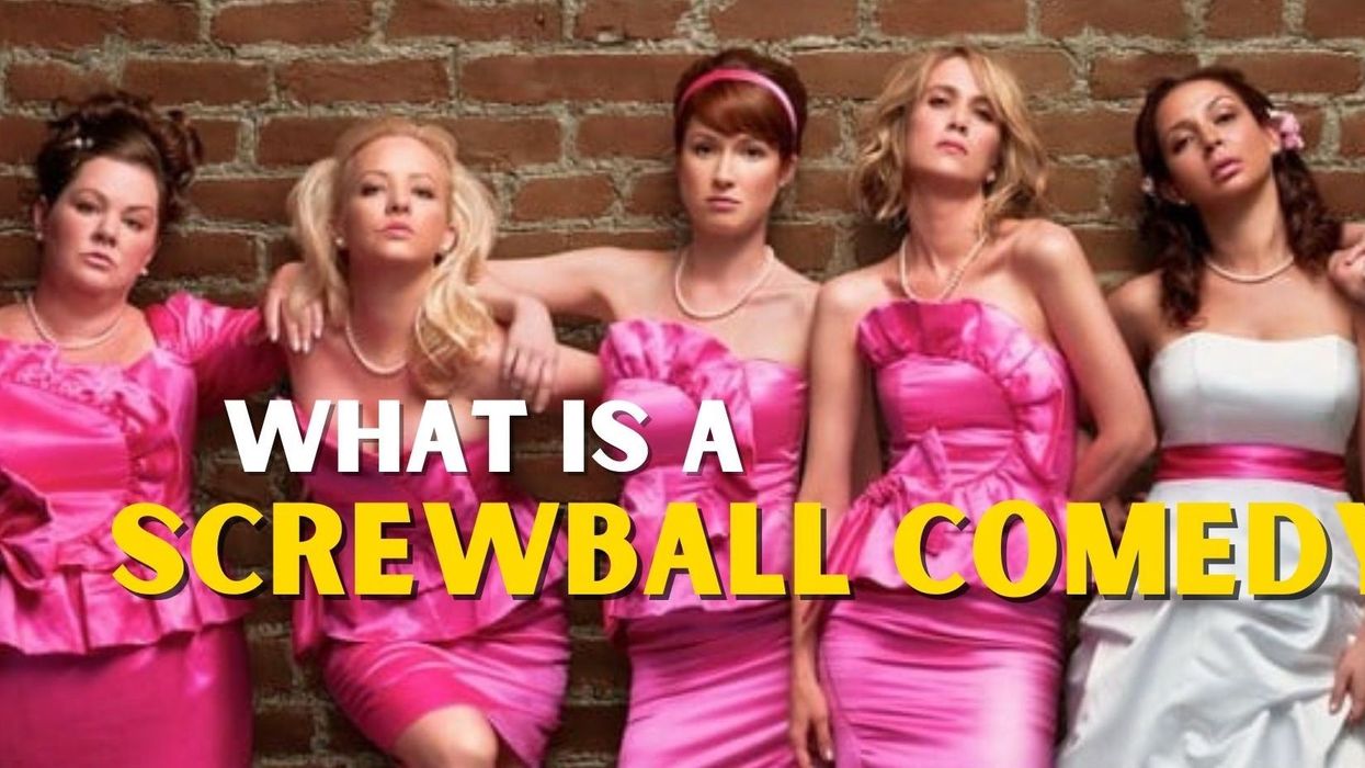 What is a screwball comedy in film and TV?