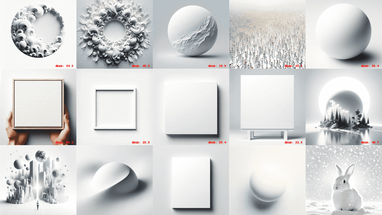 Why Can’t AI Generate a Simple White Background Image?